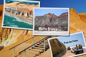 PASSEIO 3 PRAIAS EM 1 DIA Morro Branco|Fontes|Canoa Quebrada